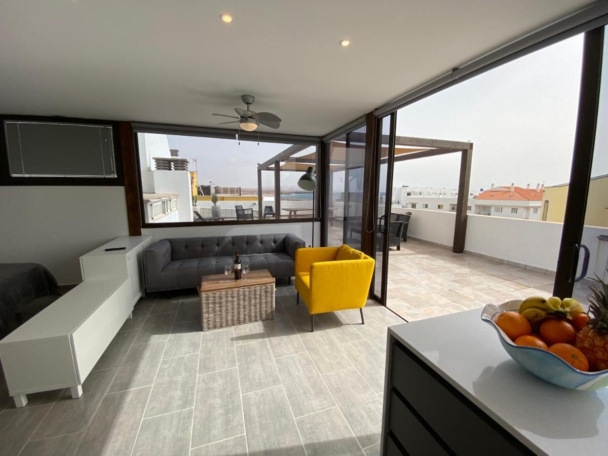 Penthouse Meerblick Cotillo Exterior foto
