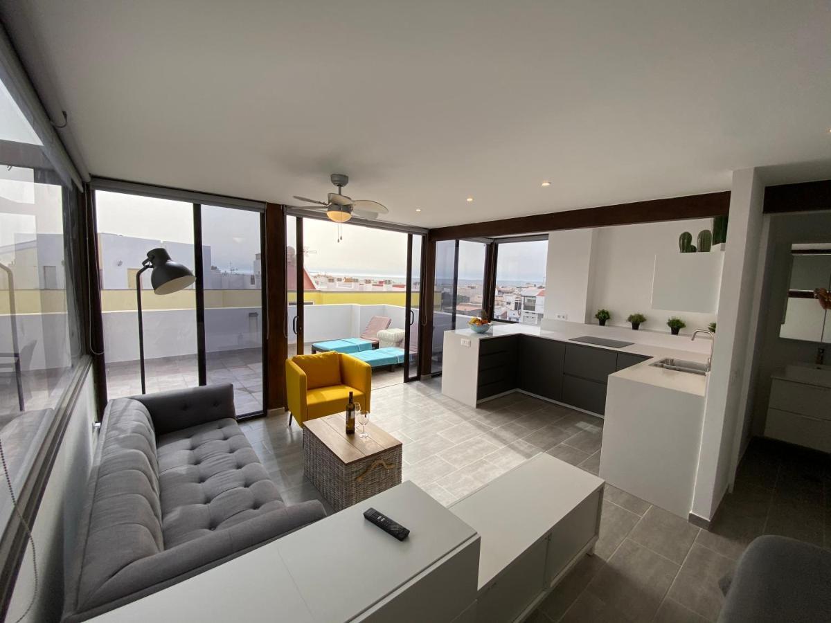 Penthouse Meerblick Cotillo Exterior foto