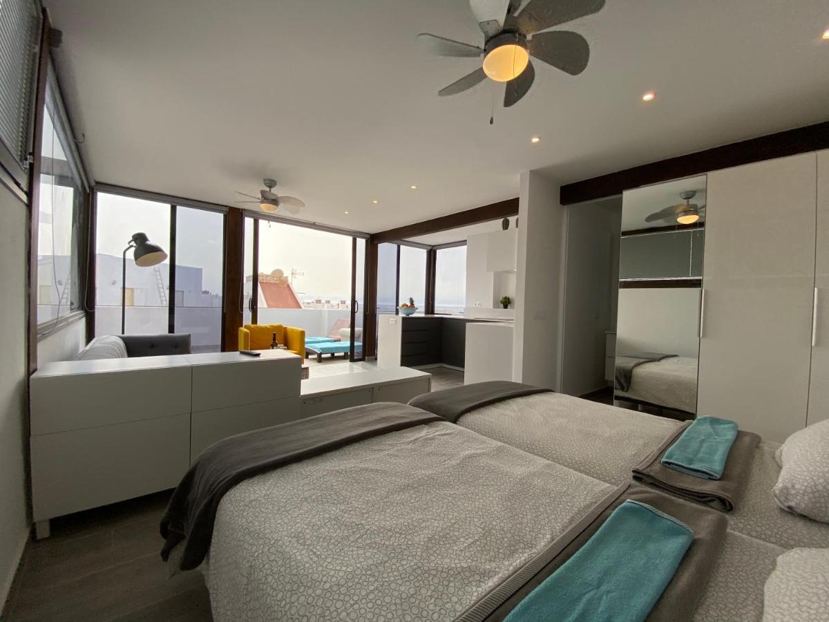 Penthouse Meerblick Cotillo Exterior foto
